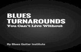 TURNAROUNDS BLUES · BLUES GUITAR INSTITUTE Thank You! I wanted to let the final word in this course be a heartfelt thank you from me to you. It’s no small thing to me that you