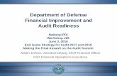 Department of Defense Financial Improvement and Audit ... · Department of Defense Financial Improvement and Audit Readiness ... (Wave 4) •Includes four ... •Developing corrective