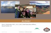 ALOHA! - Chamber of Commerce Hawaii · ALOHA! October 26, 2016 Kauai Kookie, LLC –Small Business Academy 1 ... PRODUCTS October 26, 2016 Kauai Kookie, LLC –Confidential & Proprietary
