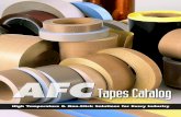 High Temperature & Non-Stick Solutions for Every Industry Tape Catalog 2017.compressed.pdf · unsupported PTFE tapes to Kapton ... O Side and end sealing O Blister tray covers ...