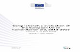 Comprehensive evaluation of the European Union ... · MES Myanmar Engineering Society MPC Myanmar Peace Centre MHA Ministry of Home Affairs (Tanzania) MIMU Myanmar ... NRC Norwegian
