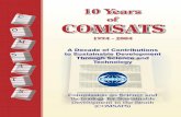 00. Title Page - COMSATScomsats.org/Publications/COMSATSDocs/10_Years_of_COMSATS.pdf · Ten Years of COMSATS 2. MESSAGE Mr. Naurez Shakoor Federal Minister for Science & Technology