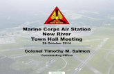 Marine Corps Air Station New River Town Hall Meeting · • Liza Carter, Director of ... • Training • Safety • ... - Waterfall to Priority 3 is occurring at MCB Camp Lejeune
