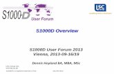 S1000D Overview - Austrian Aeronautics Industries Group€¦ · S1000D® is a registered trademark of ASD 2013-09-16/19 Agenda 3 Background Organization Council Direction S1000D as