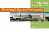 Nemours Children’s Hospital as a part of The Nemours ... · 12-14” elevated two-way flat slab ... Nemours Children’s Hospital as a part of The Nemours ... Hospital as a part