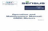 VDOHV#PYDQGF FRP 3KRQH )D[ - Meter, Valve And Controlmetervalveandcontrol.com/pdf/water-meters/03-Turb/04b-OMNI... · considered when installing Sensus OMNI Meters. 1. ... The meter