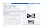 Congenital Pulmonary Airway Malformation … rii cellece i e ccess JSM Clinical Case Reports Cite this article: Anand M, Rahul Singh R, Bhaskaran A (2017) Congenital Pulmonary Airway