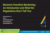 Benzene Fenceline Monitoring: An Introduction and … · Refinery Benzene Fenceline Monitoring 3/2/2016 Page 1 Benzene Fenceline Monitoring: An Introduction and What the ... Cause