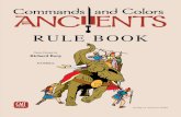 RULE BOOK - GMT Games · Command & Colors: Ancients © 2009 GMT Games, LLC RULE BOOK Game Design by Richard Borg 3rd Edition