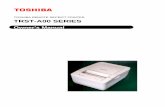 TOSHIBA REMOTE RECEIPT PRINTER TRST-A00 SERIES · TOSHIBA REMOTE RECEIPT PRINTER TRST-A00 ... All warnings and cautions contained in this manual ... • Our preventive maintenance