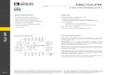 HMC704LP4E - Analog Devices€¦ · RF Input Frequency Range [1] DC 8000 MHz Prescaler Input Freq Range [1] DC 4000 MHz Power Range [13] -15 -7 -3 dBm ... Measured with the HMC704LP4E