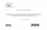 PROJECT DOCUMENT SUPPORT TO PARTICIPATORY … PAREF-NL2 Project... · "SUPPORT TO PARTICIPATORY FOREST MANAGEMENT PILOTS AND ... Given the shift in scope of this phase ... participatory