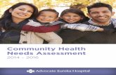 Community Health Needs Assessment 2016 Thank you for your interest in Advocate Eureka Hospital’s Community Health Needs Assessment for 2014-2016. Every three years, our hospital