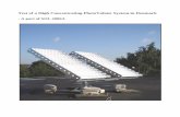 Test of a High Concentrating PhotoVoltaic System in Denmark · The Cells ... The purpose of the Test of a High Concentrating PhotoVoltaic System in Denmark ... Test of a High Concentrating