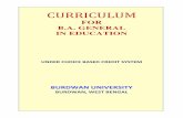 B.A. General Pass Education Syllabus · 2 B.A Program in Education: 3 rd Semester Course Code Course Title Course Type Credit Marks Educational Sociology (Dis-1 Edn) 1C / C-5 6 75