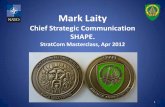 Mark Laity Chief Strategic Communication SHAPE · Mark Laity Chief Strategic Communication SHAPE. StratCom Masterclass, Apr 2012 1