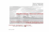 Hydrogen Generation Report 2005 - ou.edu Generation ... 19 2.4 CONCEPT OF DESIGN ... requirements for the electrolysis step are much less than for electrolysis of water.