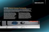 Dolby CP750 Digital Cinema Processormovingimagetech.com/wp-content/uploads/2012/10/cp750... · CP750 Digital Cinema Processor The Latest in Sound Processing—from Dolby Digital Cinema