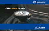 cars love quiet - Welcome to BASF Polyurethanes Asia … · 2012-07-06 · cars love quiet. Innovation and our ... we are constantly searching for solutions to improve comfort and