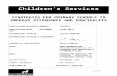 STRATEGIES FOR PRIMARY SCHOOLS TO … · Web viewstrategies for primary schools to improve attendance and punctuality This resource pack has been produced to provide Primary Schools