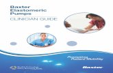 Baxter Elastomeric Pumps: Clinician Guide - CAPCAcapca.ca/wp-content/uploads/Baxter-Elastomeric-Pumps-Clinician... · Baxter Elastomeric Pumps are non-electronic medication pumps