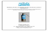 Mody Pumps Inc. - Jacol M154T,154ST,204T,204ST,304T.pdf · MODY Pumps Inc. is not responsible for losses, injury, or death resulting from a failure to observe these safety precautions,