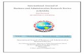 International Journal of Business and Administration ... · International Journal of Business and Administration Research Review (IJBARR) PeerReviewed QUARTERLY JOURNAL *Articles