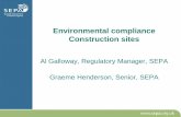 Environmental compliance Construction sites - CeeD · High Voltage Overhead Line upgrades ... Construction Method Statement; ... PPG5 Works and maintenance in or near water