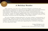 A Holiday Reader - Dallasfed.org · A Holiday Reader This summer, we sent ... Icelandic lawmakers and bank supervisors are discussing the separation of ... Criticism Against Rightsizing