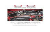 URD 7th Injector System Installation - LC Engineering 7th injector install.pdf · URD 7th Injector System Installation For TRD’s 5VZ-FE Supercharger Legal in California only for