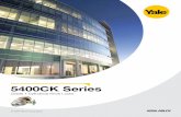 5400CK Series - topnotchinc.com Series Knob Locks.pdf · 5400CK Series Grade 1 Cylindrical ... drivers for greatly increased picking resistance. The second is an innovative 5-tumbler