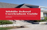 Middle School Curriculum Guide - Park Tudor · Middle School Curriculum Guide ... integrates The Middle School curriculum is an integrated approach to the study of ... grade curriculum