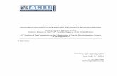 United States’ Compliance with the · ACLU staff from the following projects, affiliates, and departments researched, wrote, reviewed, ... the Capital Punishment Project, ...