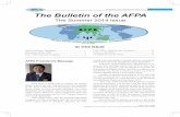 Suer The Bulletin of the AFPA - JSPN · The Bulletin of the AFPA 2014 The s eer shr sss ... AFPA Presidents’ Messages ... of their significant achievements and extraordinary