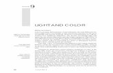 LIGHT AND COLOR - Broadway Press · LIGHT AND COLOR 149 To be accurate, any reference to sensations of color should be attrib-uted to the eye-optic-nerve-brain complex. This terminology