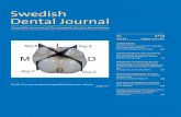 Posttidning Swedish Dental Journal · swedish dental journal vol 38 issue 3 2014 101 swed dent j 2014; 38: 101–110 vennerström, fakhary, vult von steyern