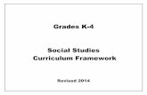 Grades K-4 Social Studies Curriculum Framework · 2 Grades K-4 Social Studies Social Studies Curriculum Framework Arkansas Department of Education Revised 2014 K-4 Social Studies