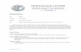 FISH PASSAGE CENTER - FPC · 2016-01-14 · 1. Approval of notes from November 10, November 17, and December 1 meetings Approval of notes from November 10, November 17, and December