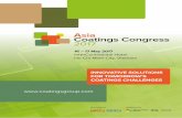 INNOVATIVE SOLUTIONS FOR TOMORROW’S COATINGS CHALLENGEScoatings-group.com/content-images/main/ACC-2017-Programme-10041… · Innovative solutions for tomorrow’s coatings challenges