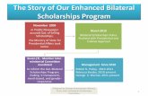 The Story of Our Enhanced Bilateral Scholarships Program of Liberia Bilateral... · BILATERAL SCHOLARSHIPS BENEFICIARIES 255 180 75 57 207 146 61 34 40 14 17 0 50 100 150 200 250
