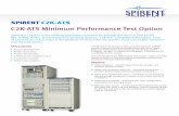spirent C2K-Ats · with no additional configuration to automate test cases per 1X test specifications. • The TestDrive/EV-DO executive performs the same functions in automating
