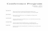 Conference Program - iacss-conf.orgiacss-conf.org/site/userdata/6045/201410-Osaka Conference Program.pdf · Conference Program October, 2014 Osaka, Japan AISEIT ... 2.Copy of PowerPoint