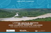 LARGE-SCALE MINING IN ECUADOR AND HUMAN RIGHTS ABUSES€¦ · Large-scale mining in Ecuador and human rights ... In an interview conducted on ... Large-scale mining in Ecuador and