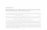 Stability and Response Problems for Fixed-Wing Aeroelasticity · Stability and Response Problems for Fixed-Wing Aeroelasticity ... The above equation in ... It is apparent that the