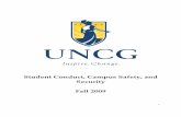Student Conduct, Campus Safety and Security Report …sa.uncg.edu/assessment/wp-content/uploads/Student... · This initiative allows campuses to take a holistic approach to assessment