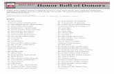 FY18 Honor Roll of Donors - $1-$249 - jewellalumni.com · Dr. Donald and Mrs. Zelma Mae Bell Mr. William and Mrs. Nancy Binkley Ms. Charlotte Belshe Mr. Marion and Mrs. Mary Biondo