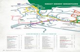 ADVERTISERS & TROLLEY ROUTES Map.pdf  Public Library T0 Sevierville To Pigeon Forge, Sevierville