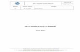 TPV`S SUPPLIER QUALITY MANUAL April 2017 · Analysis results (certificates for materials, testing reports - IMDS number) Measurements systems analysis MSA ... (basic PPAP level 3):