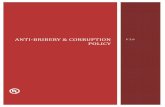 ANTI‐BRIBERY & CORRUPTION POLICY - UL · CORRUPTION POLICY This Policy was ... those joint venture partners, ... Corruption Certification of ...