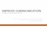 Improve Communication for a Better Post- award … for Generations ... Quiet agentsdon’t need much fanfare. ... Improve Communication for a Better Post- award Management Process_T302